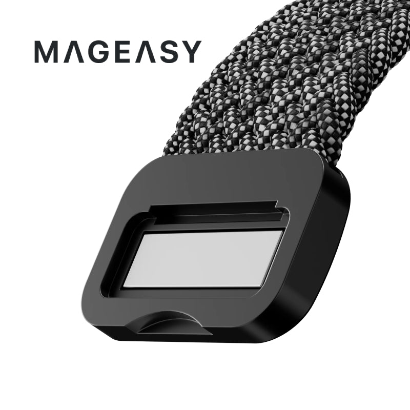 MagEasy Braided Nylon Magnetic Apple Watch Loop (44/45/46/49mm)