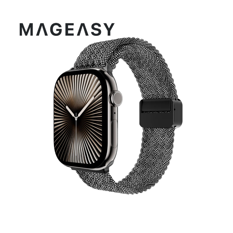 MagEasy Braided Nylon Magnetic Apple Watch Loop (44/45/46/49mm)