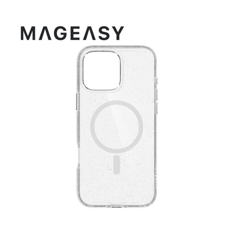 MagEasy Bright M Never Yellowing Shockproof Clear Case for iPhone 16 Series