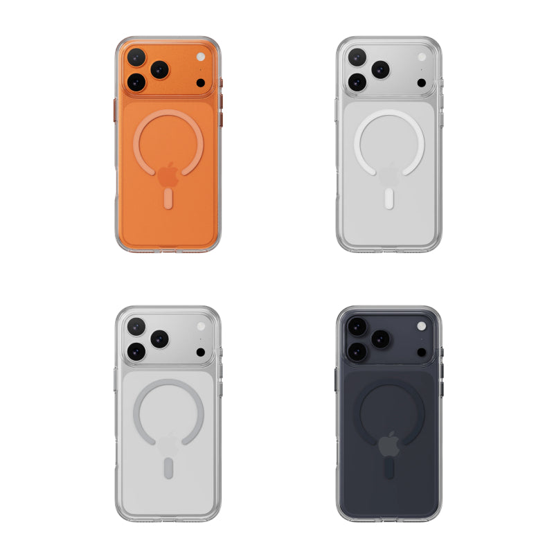 MagEasy Bright M Never Yellowing Shockproof Clear Case for iPhone 17 Series