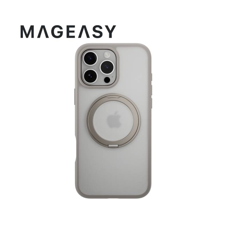 MagEasy MagStand 360 M Rotating Ring Protective Case for iPhone 16 Series