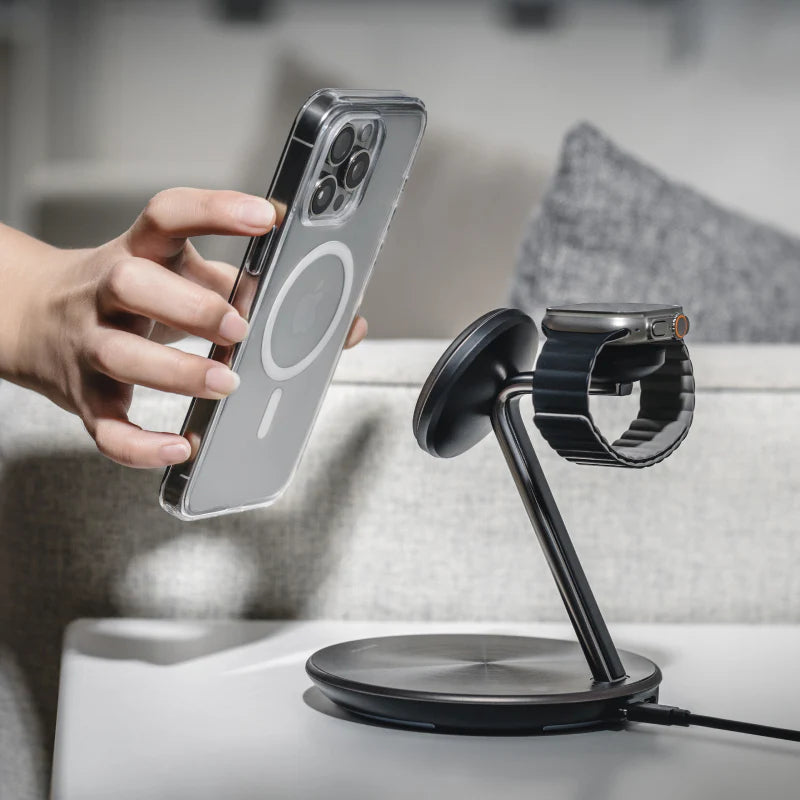 MagEasy Power Station 5-in-1 Magnetic Wireless Charging Stand with Qi2 15W