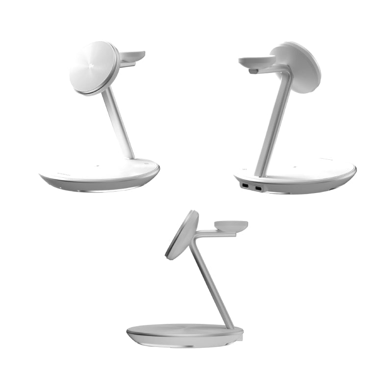 MagEasy Power Station 5-in-1 Magnetic Wireless Charging Stand with Qi2 15W