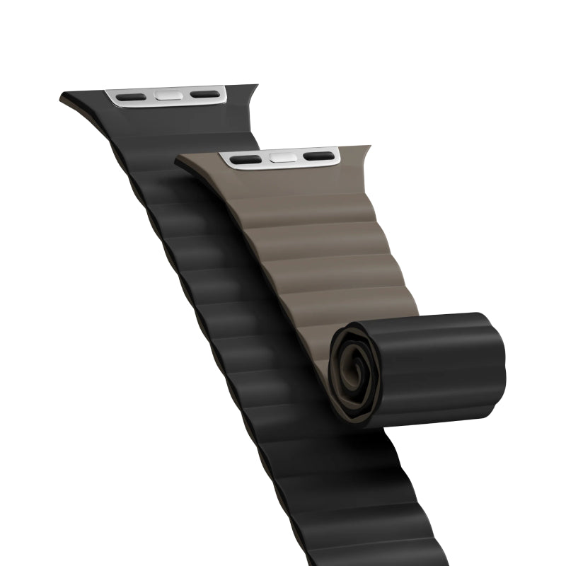 MagEasy Skin Duo Reversible Silicone Magnetic Watch Band for Apple Watch