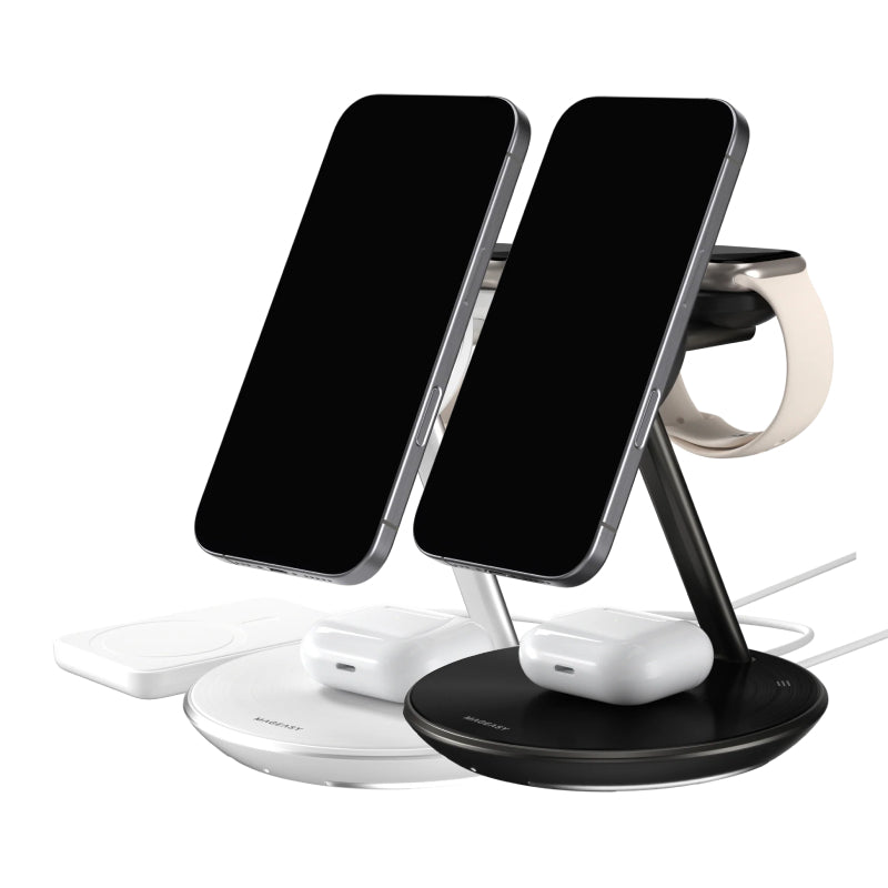 MagEasy Power Station 5-in-1 Magnetic Wireless Charging Stand with Qi2 15W