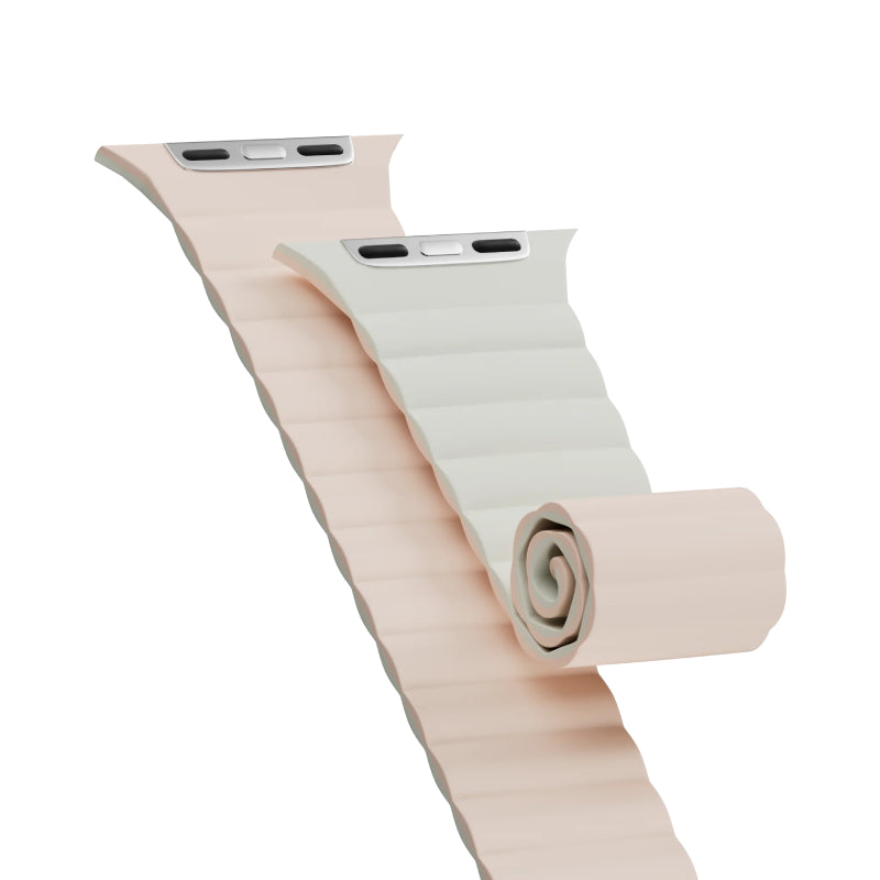 MagEasy Skin Duo Reversible Silicone Magnetic Watch Band for Apple Watch