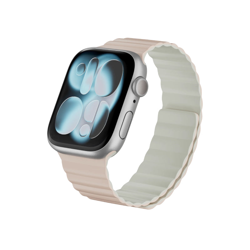 MagEasy Skin Duo Reversible Silicone Magnetic Watch Band for Apple Watch