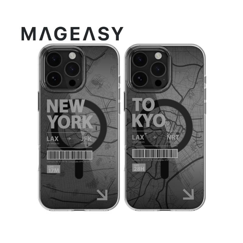 MagEasy Urban M 3D Patterned Shockproof Case for iPhone 16 Series