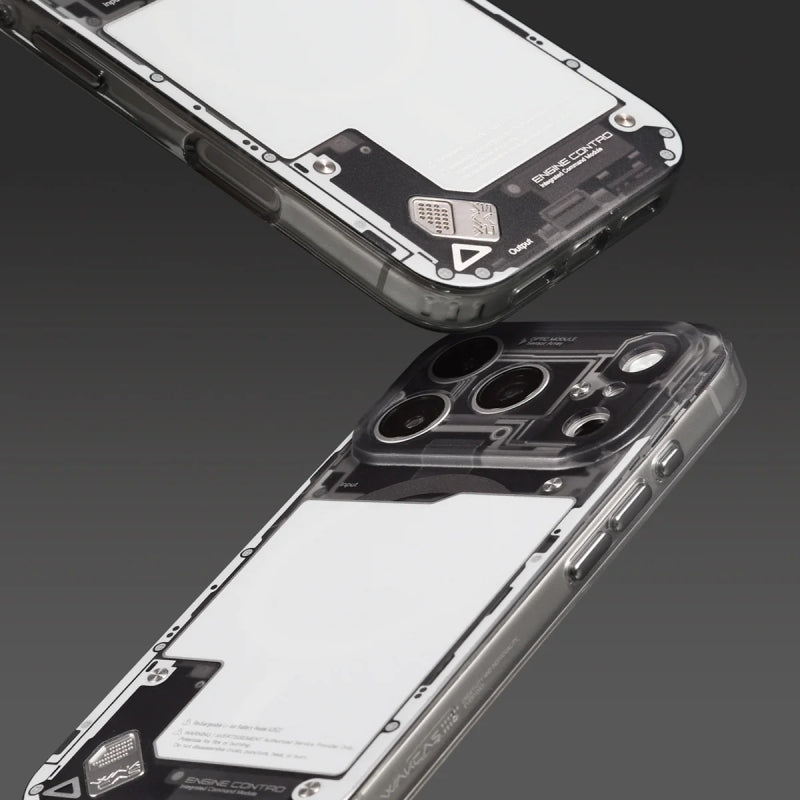 Wakcas Black See-Through Matte MagSafe Case for iPhone 18 Series