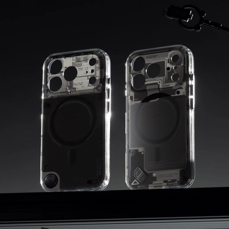 Wakcas Black See-Through Matte MagSafe Case for iPhone 18 Series