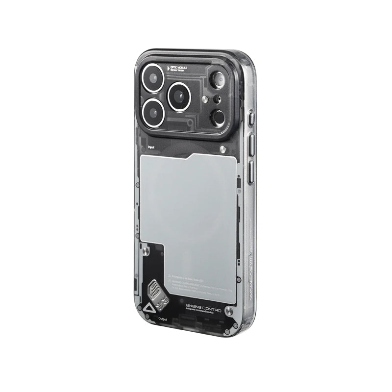 Wakcas Black See-Through Matte MagSafe Case for iPhone 18 Series