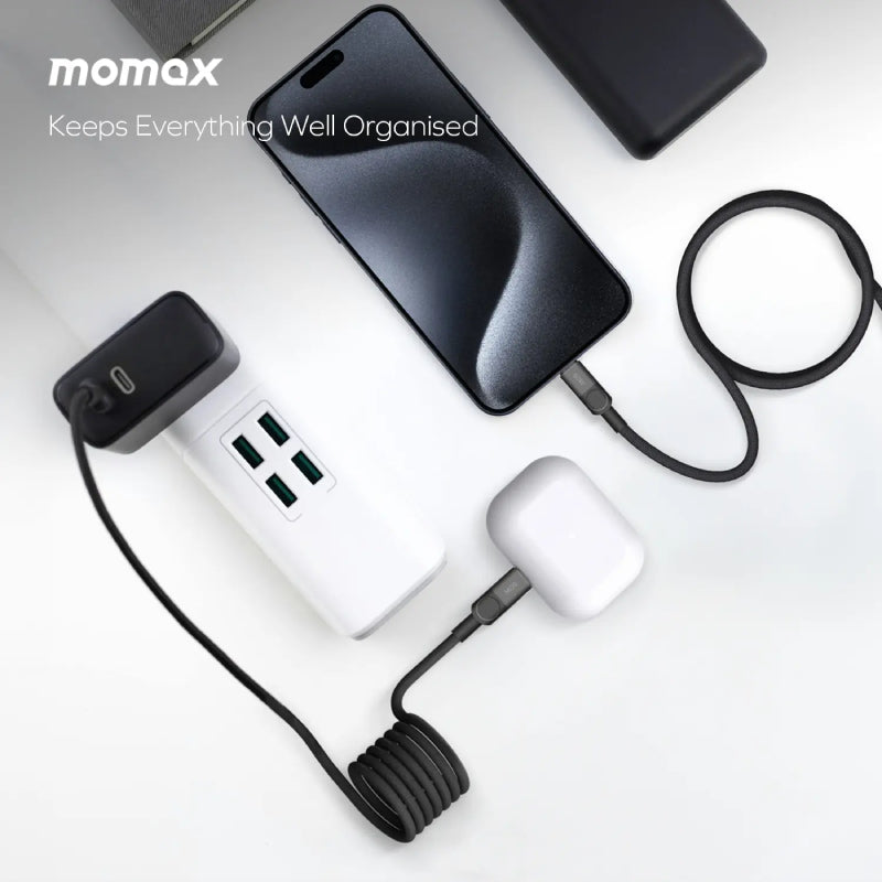 Momax Mag.Link 60W USB-C to USB-C Magnetic Cable-1m - XtraSure | Apple Authorized Reseller in Myanmar