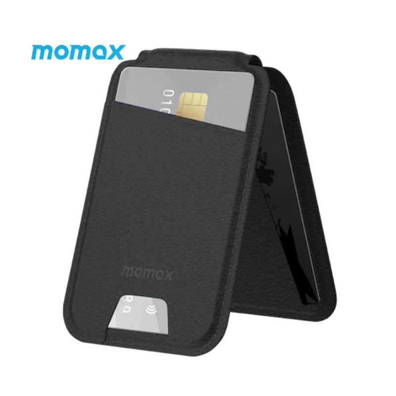 Momax Magnetic Wallet stand with Card Holder