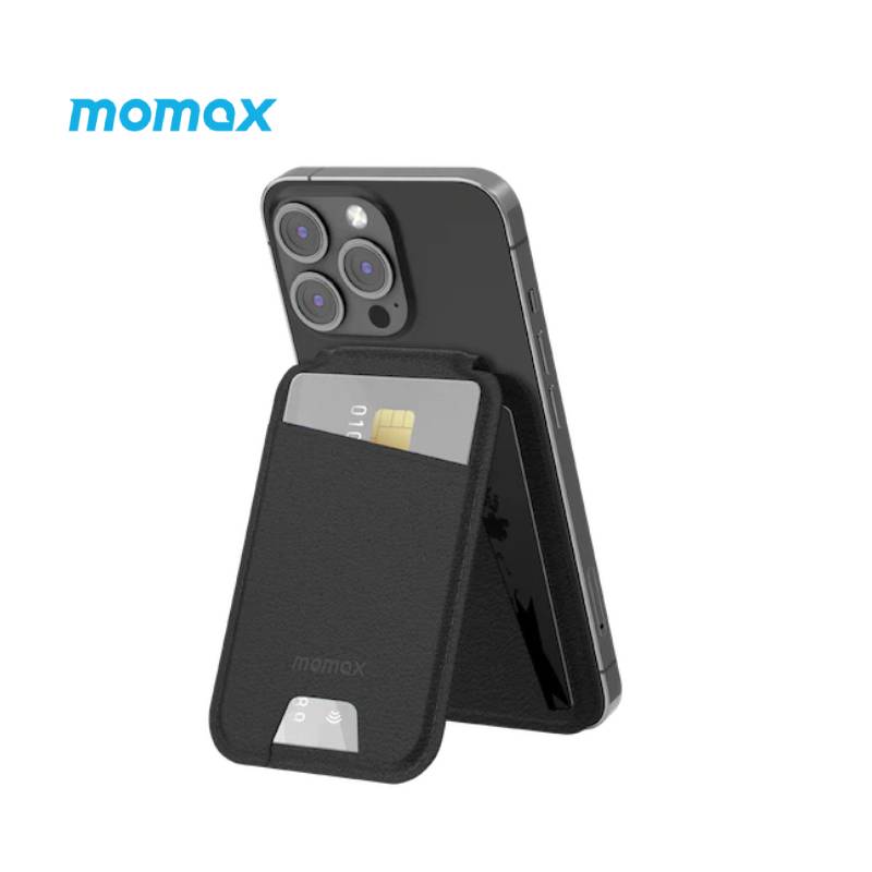 Momax Magnetic Wallet stand with Card Holder