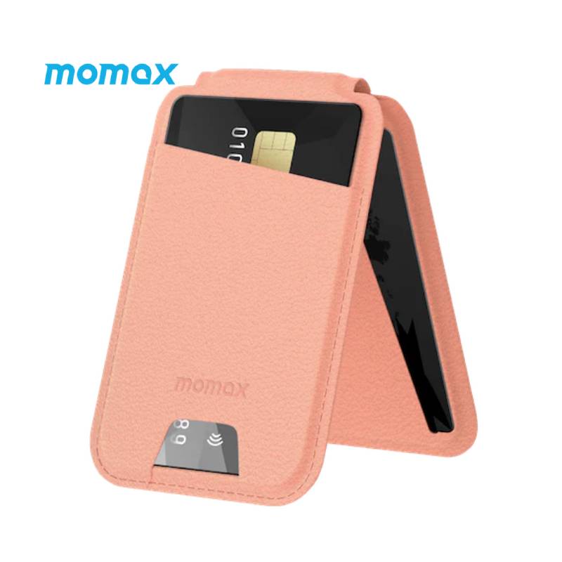 Momax Magnetic Wallet stand with Card Holder