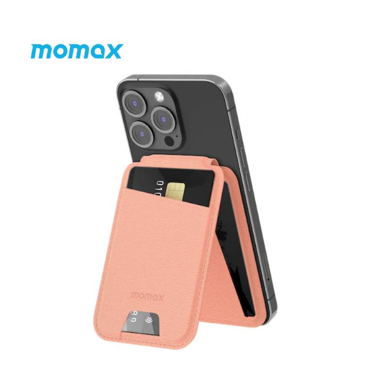 Momax Magnetic Wallet stand with Card Holder