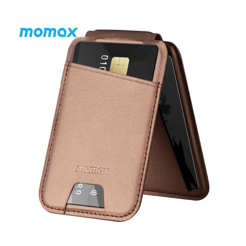 Momax Magnetic Wallet stand with Card Holder