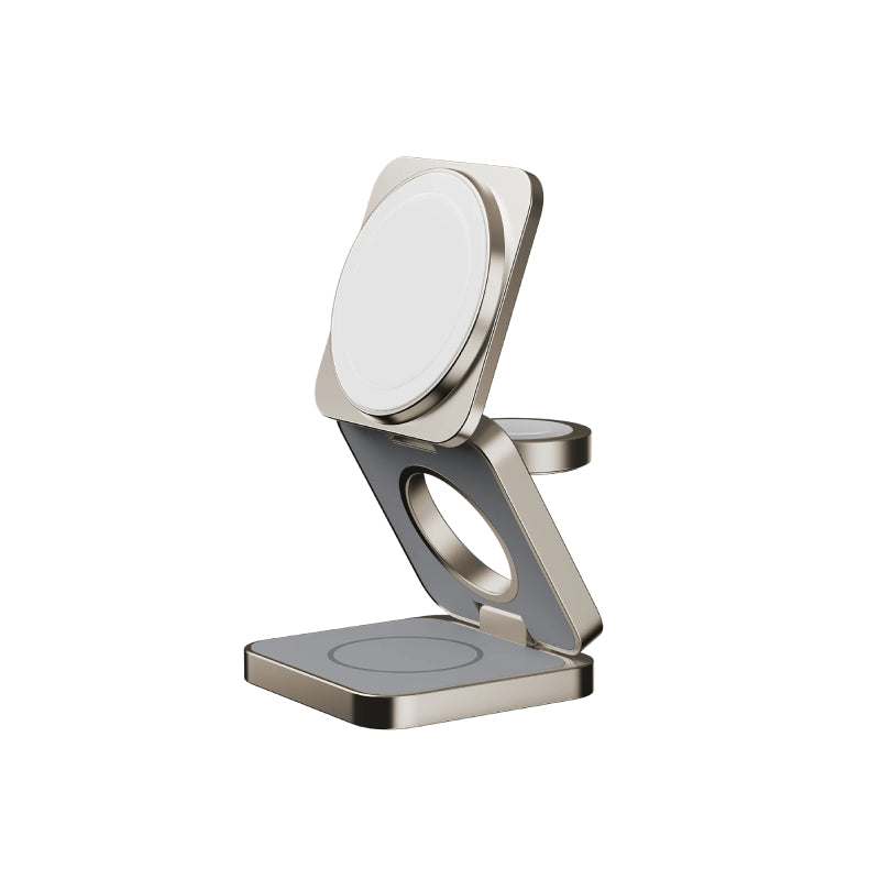 Momax Q2.Mag Go Qi2 3-in-1 Magnetic Wireless Charging Stand - XtraSure | Apple Authorized Reseller in Myanmar
