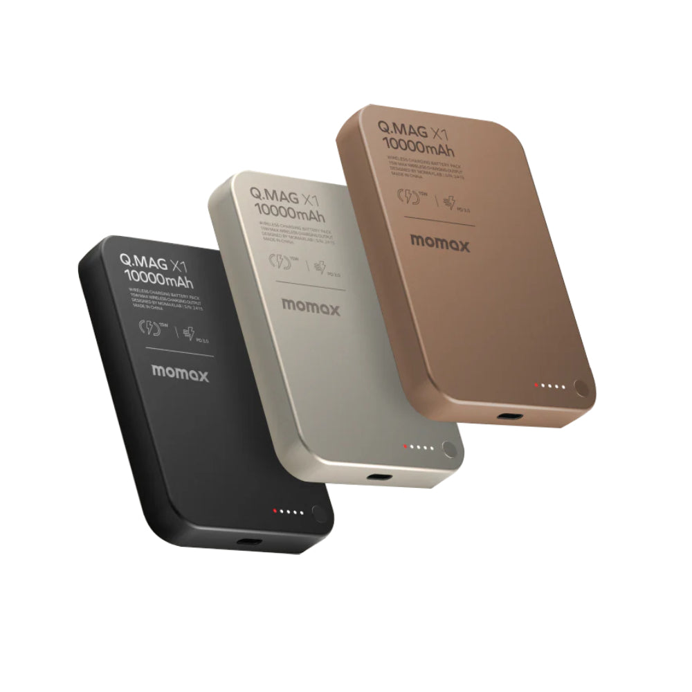 Momax 10000 mAh Wireless PowerBank - XtraSure | Apple Authorized Reseller in Myanmar