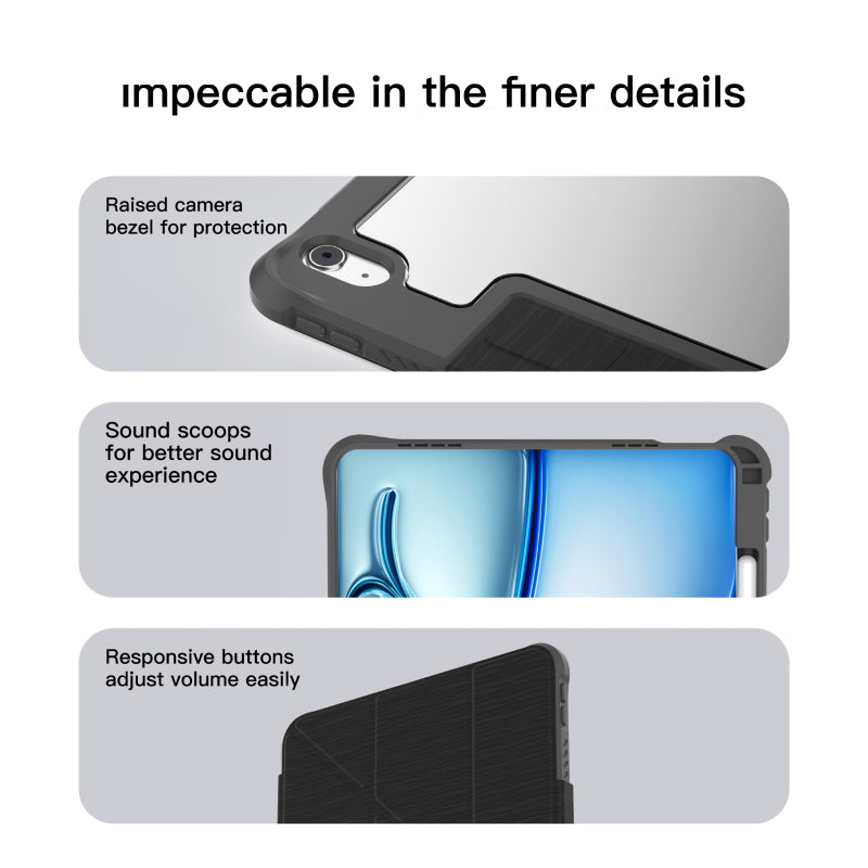 Mutural Wenlan Series iPad Protective Case for iPad 11"(A16)/10th Gen