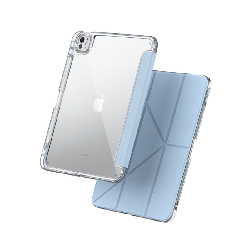 Mutural Clear Pro Folio Case for iPad M3 & M2 Air 13"/ M2 Pro 12.9"