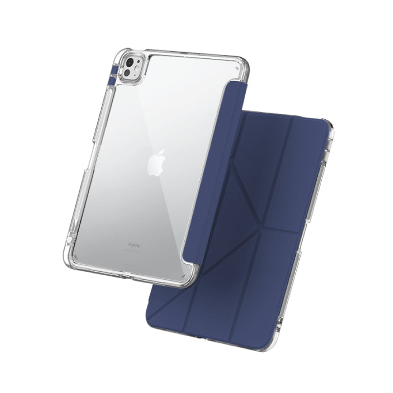 Mutural Clear Pro Folio Case for iPad M5-M4 Pro 11"/13"