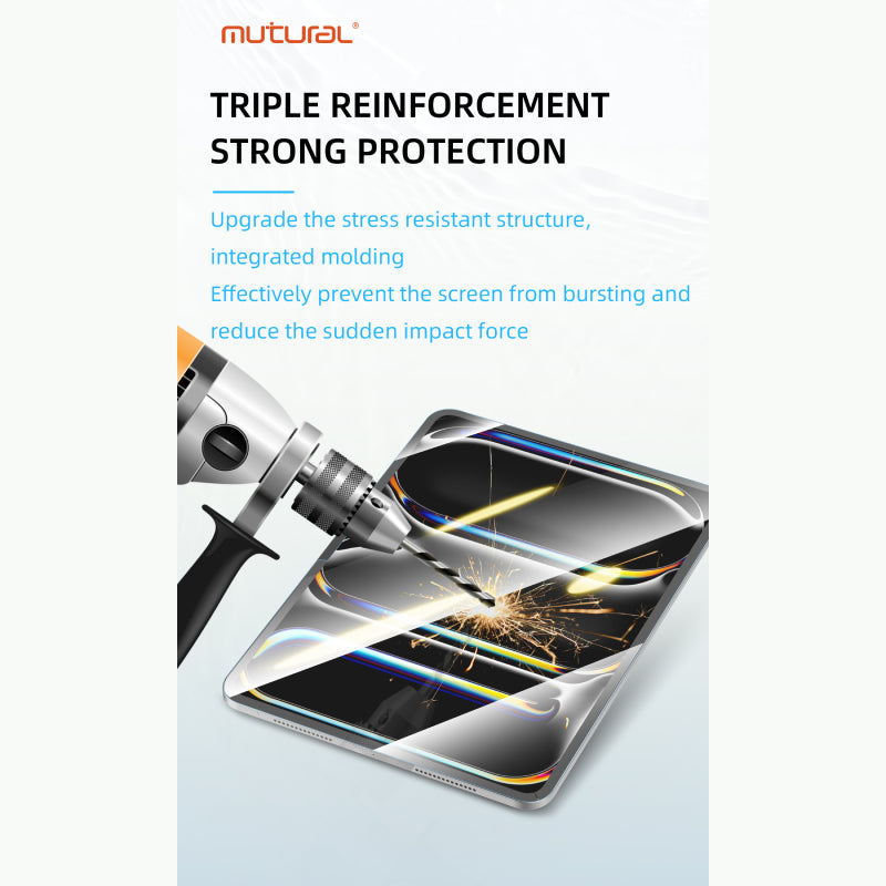 Mutural iPad Tempered Glass for iPad 11"(A16)/10th Gen