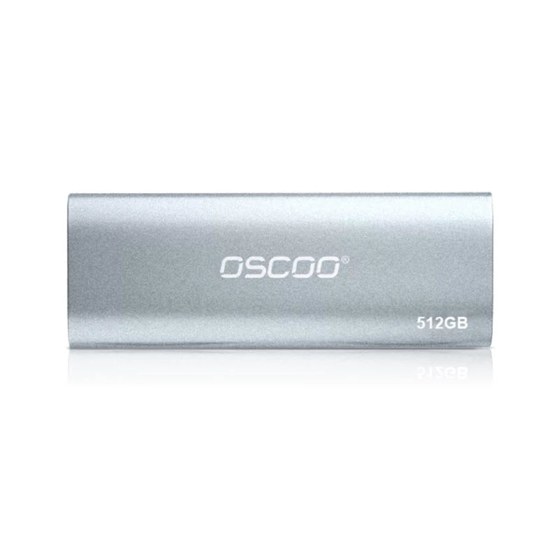 OSCOO 512GB External SSD (MD-005M) Silver