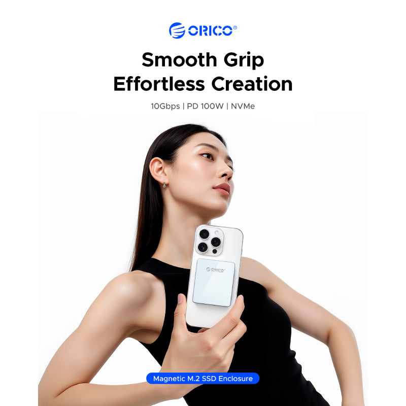 Orico M.2 Magnetic 10Gbps PD100W SSD Enclosure