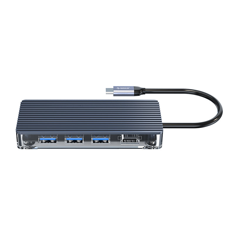 Orico Type-C 6-in-1 Transparent Hub