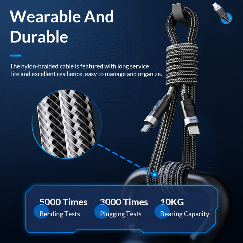 Orico USB-C PD240W Multifunctional Data & Charging Cable