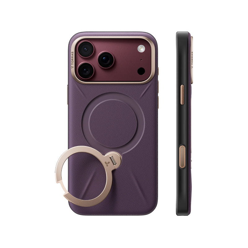 Torras Ostand Q3 VegSkin Series Case for iPhone 18 Series