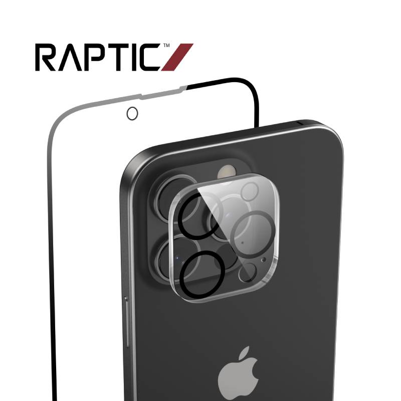 Raptic 2 in 1 Tempered Glass Bundle kit for iPhone 16 Series