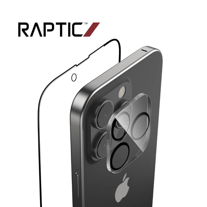 Raptic 2 in 1 Tempered Glass Bundle kit for iPhone 16 Series