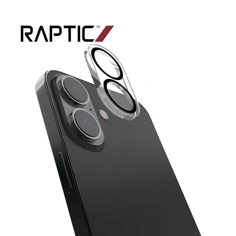 Raptic Glass Camera Lens Coverage for iPhone 16 Series