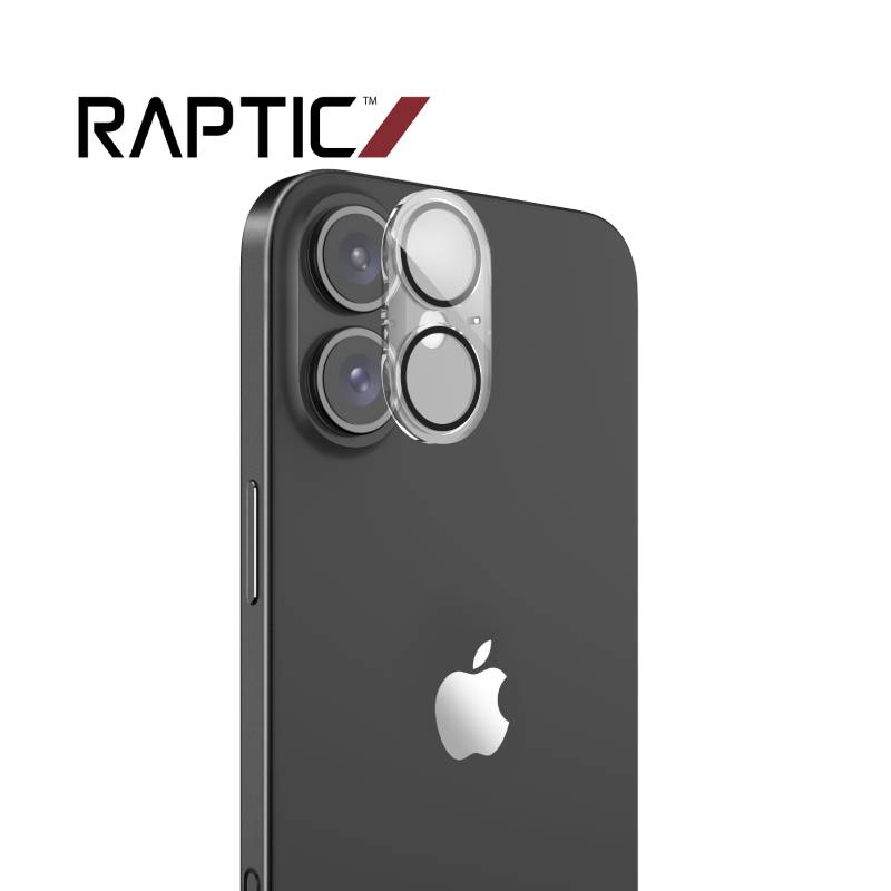 Raptic Glass Camera Lens Coverage for iPhone 16 Series