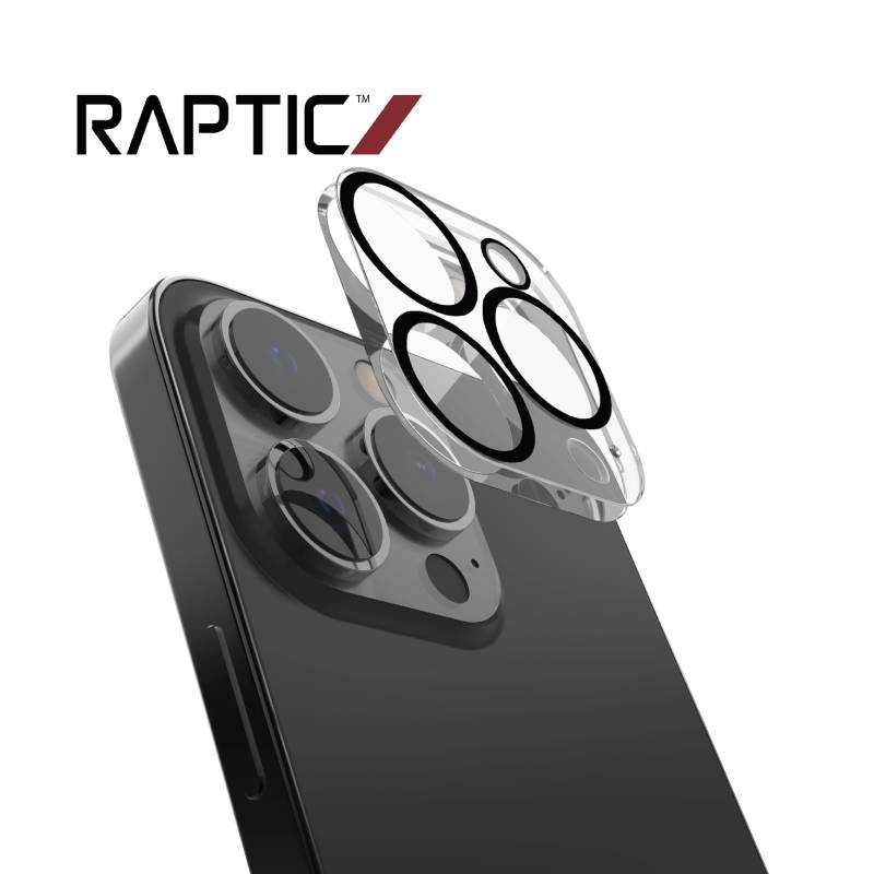 Raptic Glass Camera Lens Coverage for iPhone 16 Series