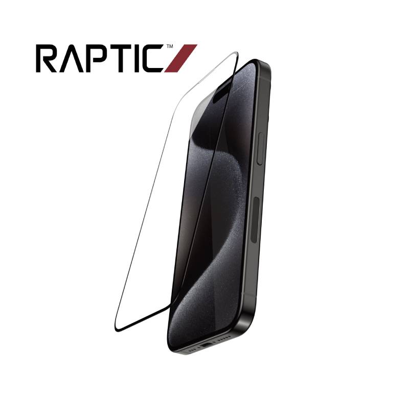 Raptic Glass Full Coverage for iPhone 16 Series