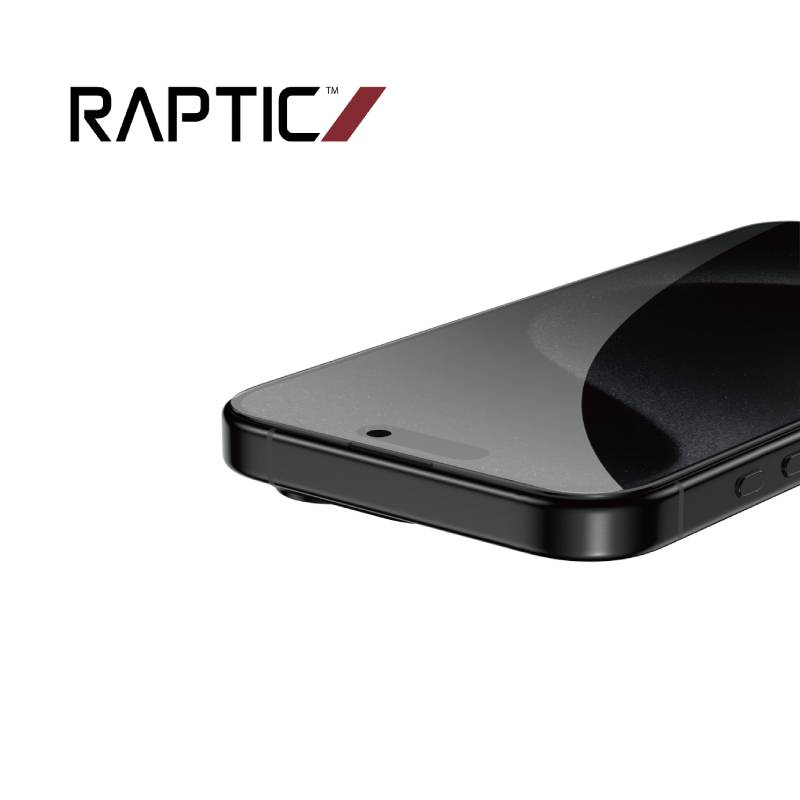 Raptic Glass Privacy Coverage for iPhone 16 Series