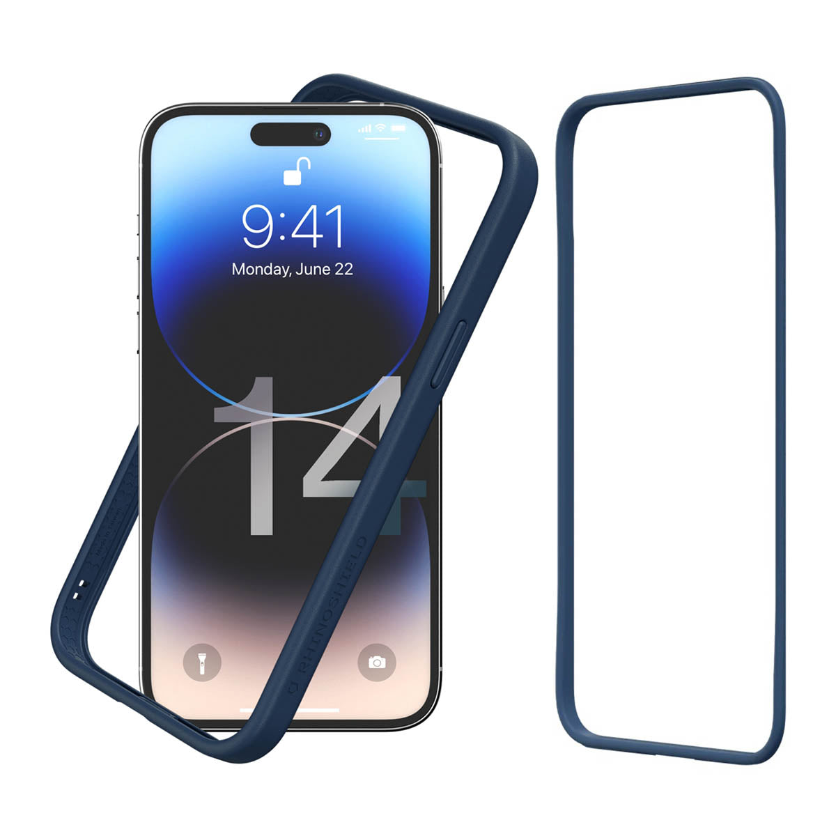 Apple Rhinoshield Navy Blue Rhinoshield Clear Case Rhinoshield