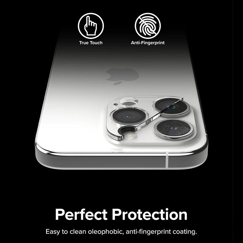Ringke Camera Protector Glass for iPhone 15 Pro/Pro Max – 2 Packs (Clear)