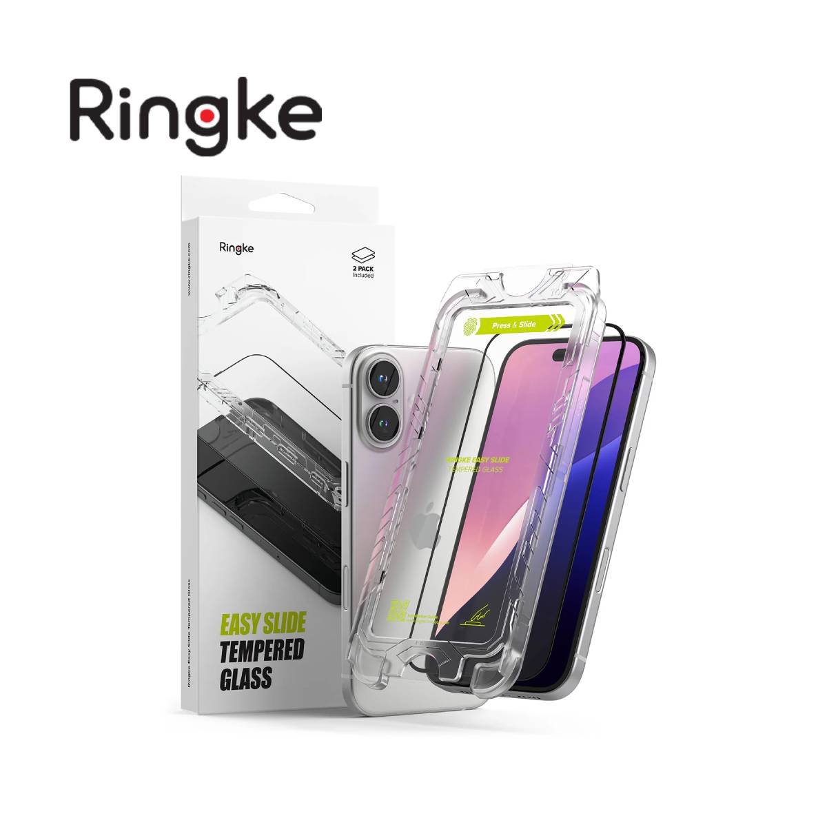 Ringke Easy Slide Tempered Glass for iPhone 16 Series