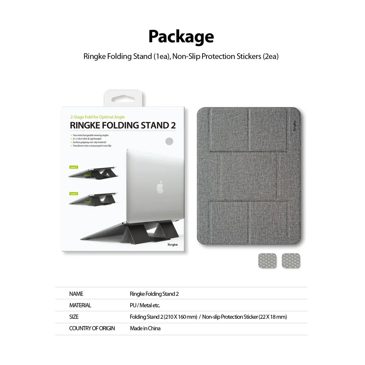 Ringke Folding Stand 2 (Gray)
