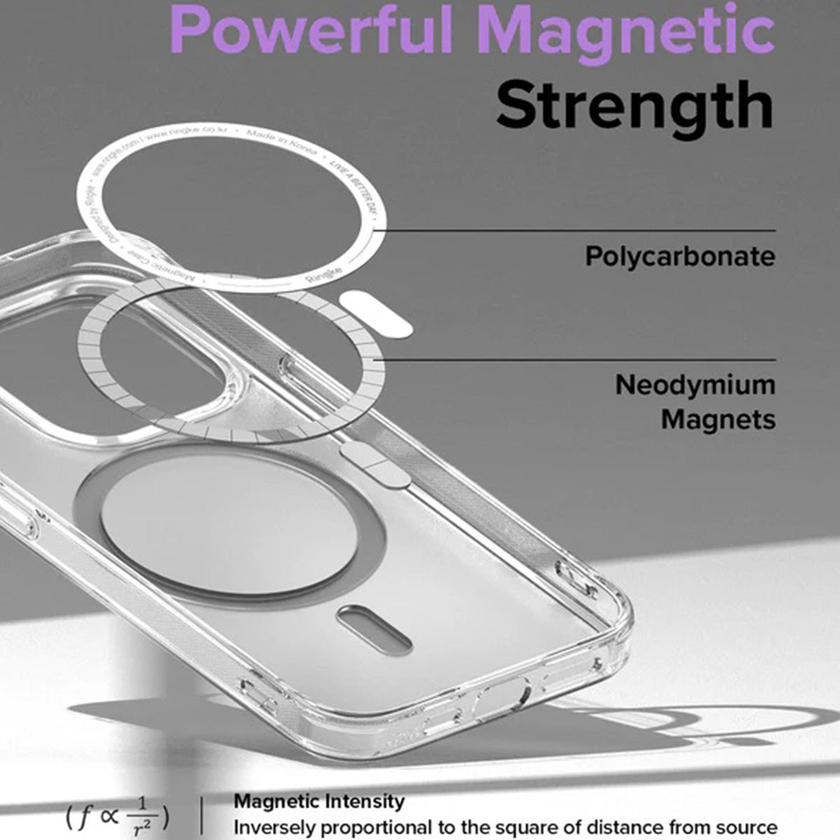 Ringke Fusion Magnetic Case for iPhone 14 Series (Matte Clear)