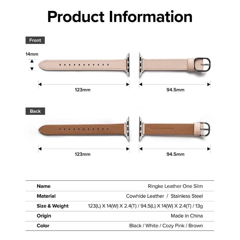 Ringke Leather One Slim Band (40/41/42mm)