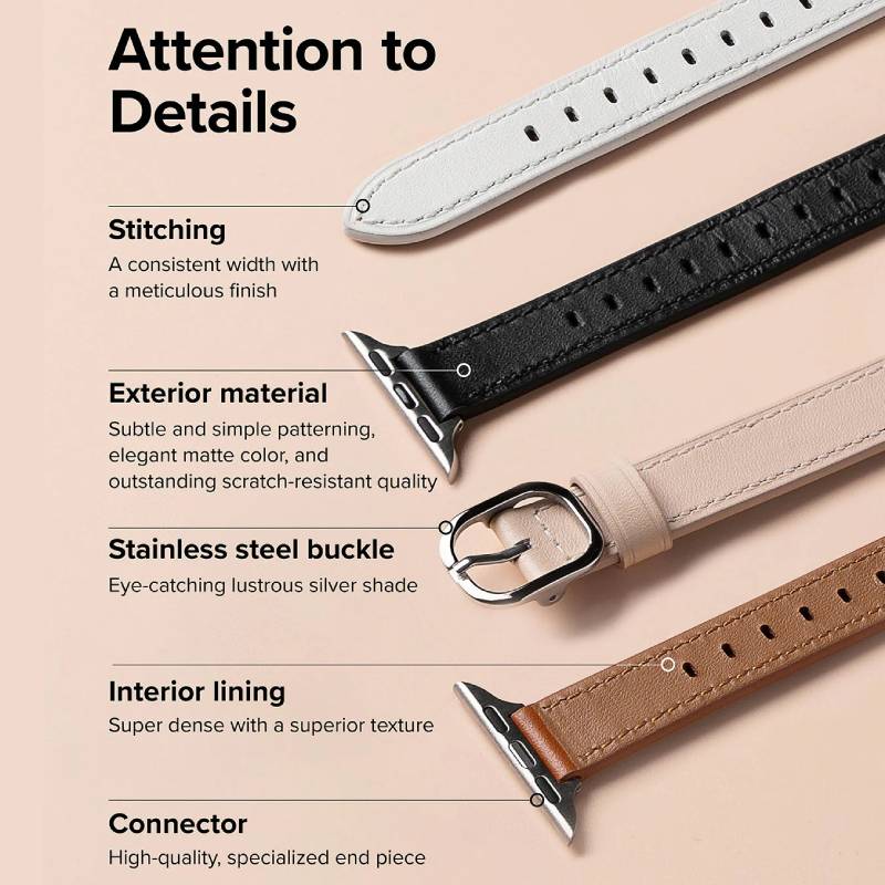 Ringke Leather One Slim Band (40/41/42mm)