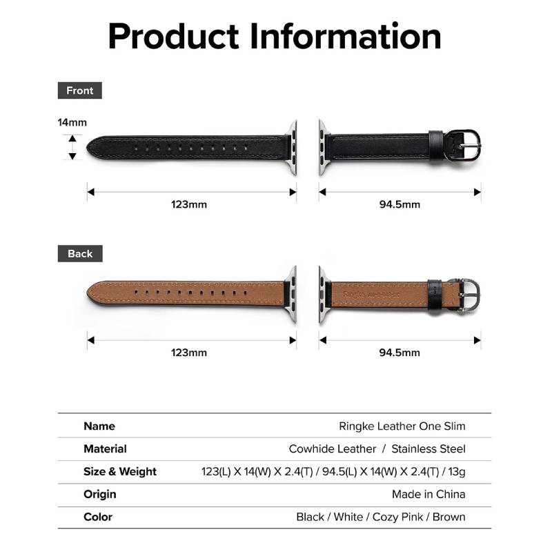 Ringke Leather One Slim Band (40/41/42mm)