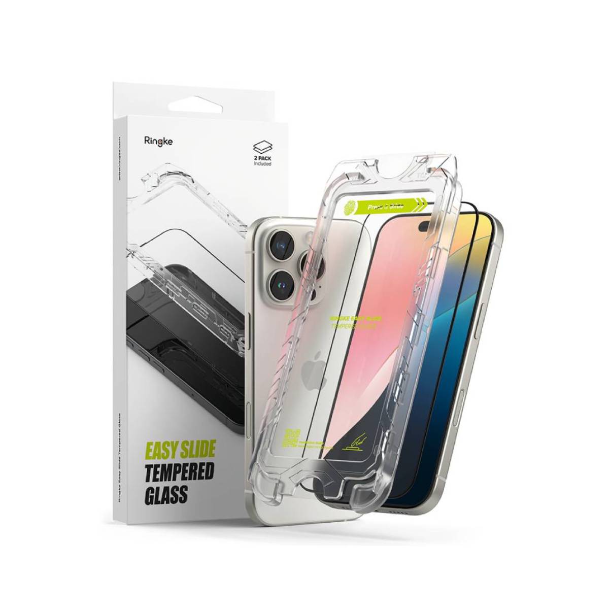 Ringke Easy Slide Tempered Glass for iPhone 16 Series