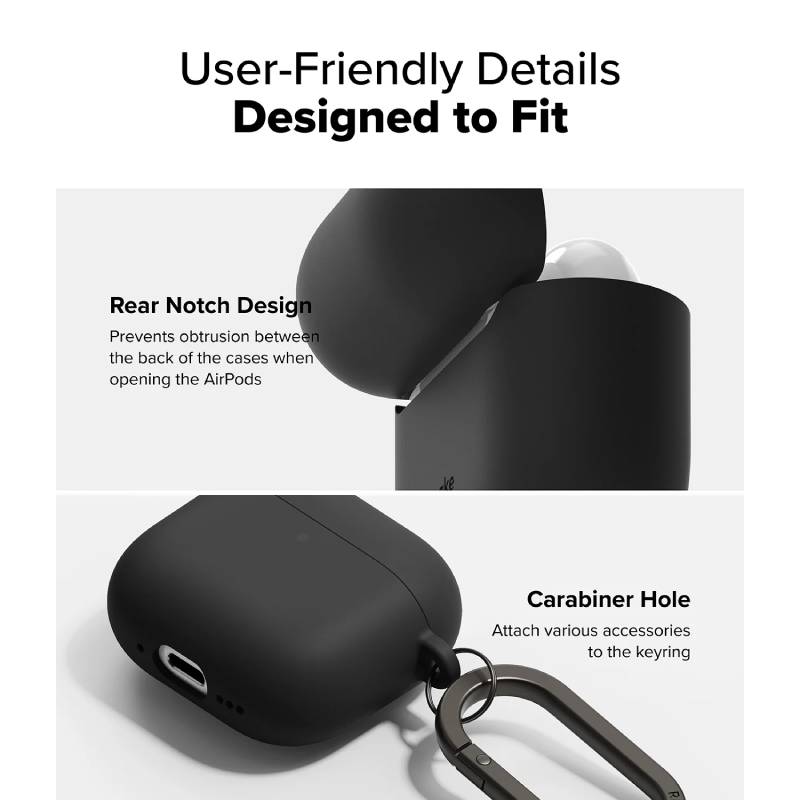 Ringke Silicone Airpod Case for AirPods 4