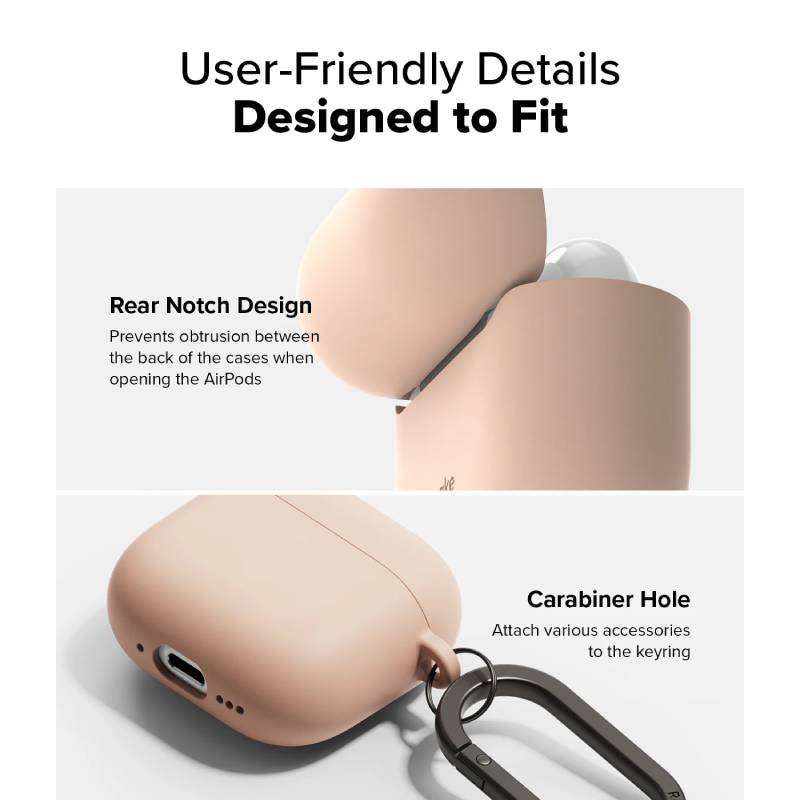 Ringke Silicone Airpod Case for AirPods 4